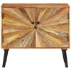 vidaXL Sideboard Solid Mango Wood 33.5 inches x11.8 inches x29.5 inches - 2 of 4