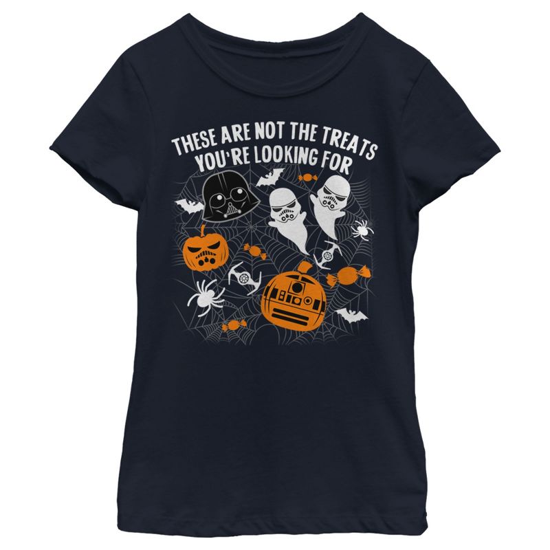 Girl's Star Wars Halloween Not the Treats T-Shirt, 1 of 5