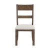 PAGED Contemporary Dining Chairs Set of 2 Upholstered Kitchen Chairs with Wood Farme for Living Room, Restaurant - 2 of 4
