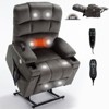 NicBex Chenille Lift Recliner Chair for Elderly,Massage Chairs with 8-Point Vibration Massage and Heating,Cozy Reclining Chairs for Living Room - 2 of 4