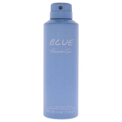 Kenneth Cole Blue Body Spray for Men 6 oz | Invigorating Fresh Cologne with Citrus & Woody Aromatic Notes | Lightweight Long Lasting Men’s Body Spray