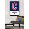 Trends International MLB Cleveland Guardians - Logo 22 Framed Wall Poster Prints - 2 of 4