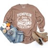 Simply Sage Market Pumpkin Spice Season Truck Distressed Garment Dyed Long Sleeve - 3 of 4
