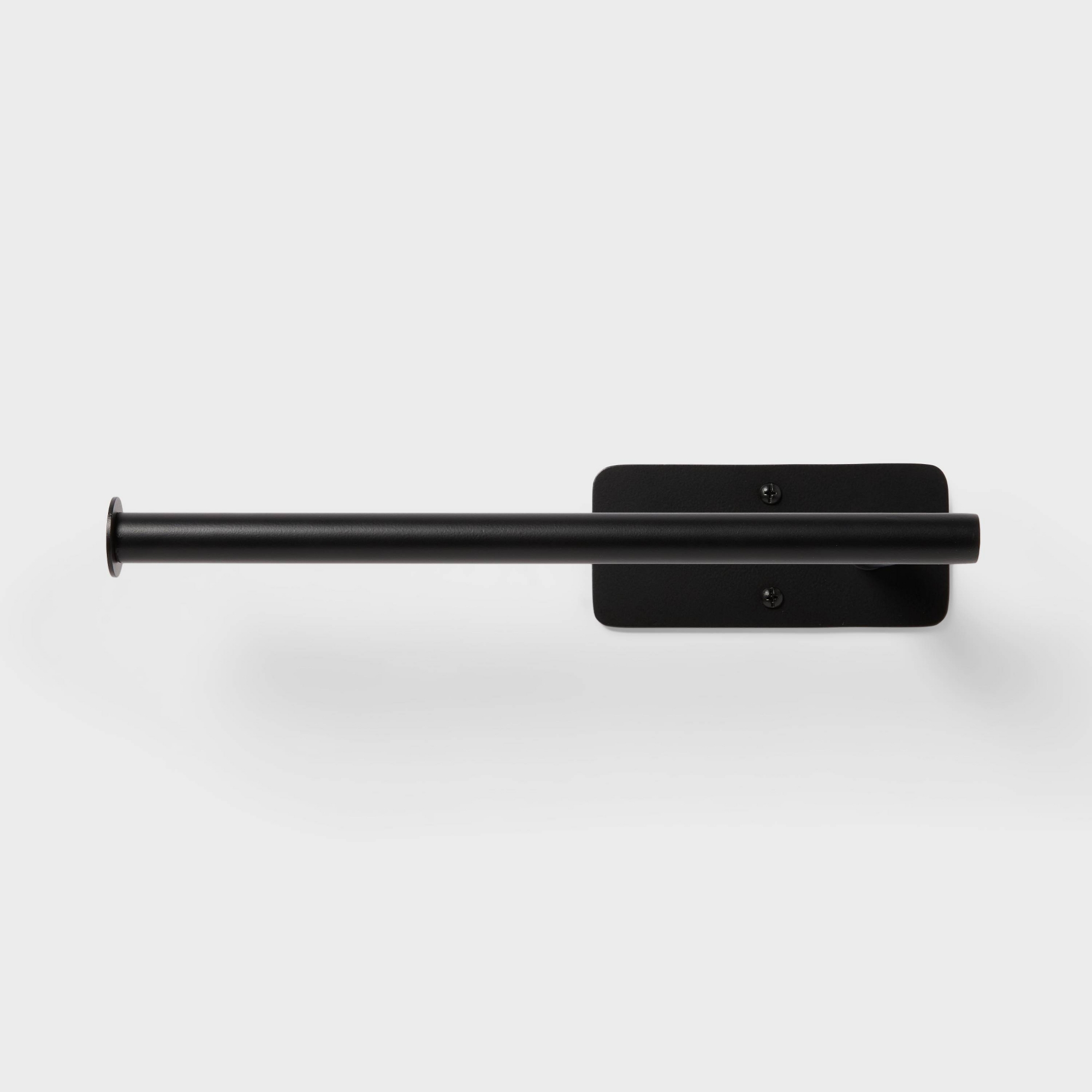 Adhesive Under Cabinet Paper Towel Holder Black - Brightroom™