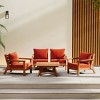 WestinTrends Avalon Outdoor 5-Piece Modular Sectional Patio Furniture Sofa Set - 2 of 4