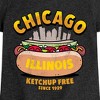 Girls' - Instant Message - Chicago Hot Dog Skyline Fitted Short Sleeve Graphic T-Shirt - 2 of 4