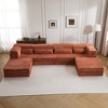 Whisen Modern Compression Loveseat, Convertible Floor Sofa Bed,DIY Boneless Modular Sectional Couch, No Assembly Required - 4 of 4