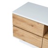 GlasFlength TV Stands and Consoles, Stylish Entertainment Center for Living Rooms, Modern Designs for Classic Interiors, Beige,70.8”*15”*18" - 2 of 4