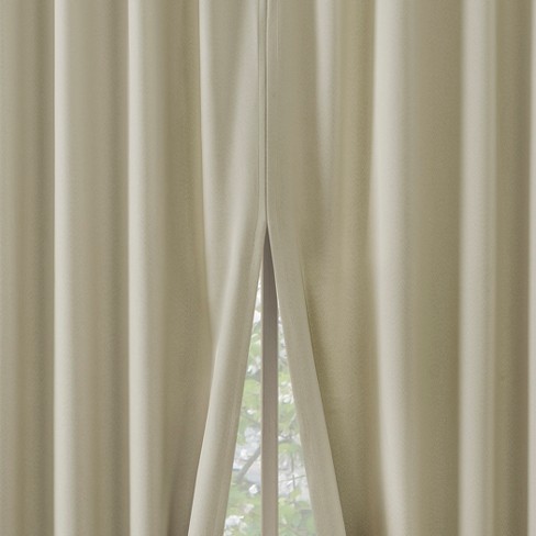 2pc Sun Zero Blackout Aria Magnetic Closure Back Tab Curtain Panel Pair - image 1 of 4