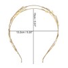 Unique Bargains Women's Elegant Faux Diamond Headband Multicolor 3 Pcs - 3 of 4