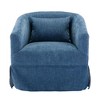 Living Room Chairs, Accent Armchair With 360 Degree Rotating Base, 300 Lbs Weight Capacity Small Comfy Sofa Chair - 2 of 4