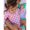 RuffleButts Baby/Toddler Girls UPF50+ Long Sleeve One Piece Rash Guard - 3 of 4