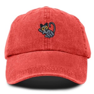 Dalix British Shorthair Cat Cotton Dad Hat Adjustable Cute Cat Lover Baseball Cap for Casual Wear Womens - 1 of 4
