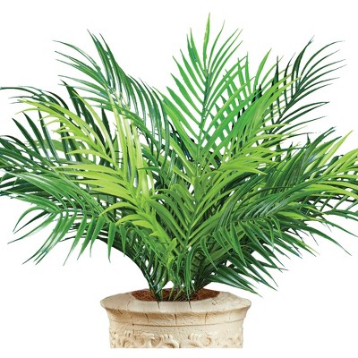 Collections Etc Decorative Artificial Palm Bushes - Set of 2 17 X 17 X 20