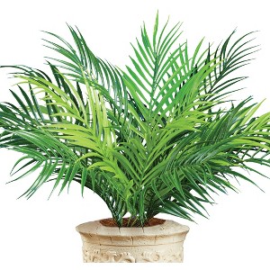 Collections Etc Decorative Artificial Palm Bushes - Set of 2 17 X 17 X 20 - 1 of 2