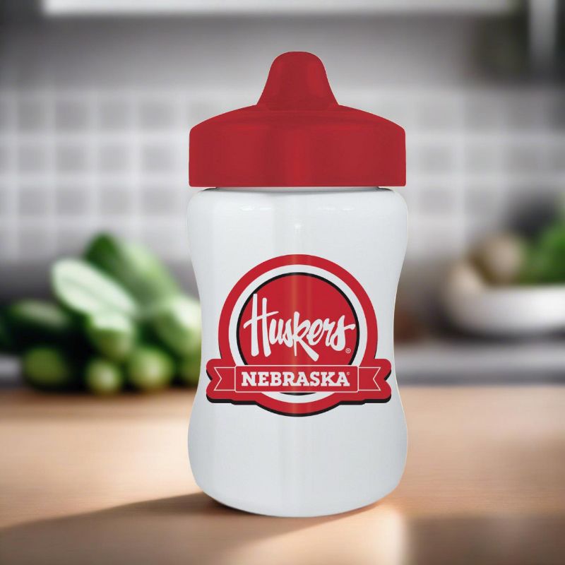 BabyFanatic Toddler and Baby Unisex 9 oz. Sippy Cup NCAA Nebraska Cornhuskers, 4 of 5