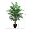 HomeStock  4 ft. Artificial Palm Tree in Pot for Indoor/Outdoor - 2 of 4