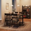 Farmhouse Dining Table Chair Set for 4, Space Saving Kitchen Table Set for Small Spaces - 3 of 4