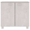 vidaXL Sideboard HAMAR White 33.5 in.x13.8 in.x31.5 in. Solid Wood Pine - 3 of 4