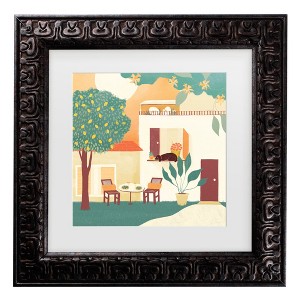 Trademark Fine Art - Shriya Bhattacharya  Tuscan Vacation Matted Framed Art - 1 of 4