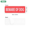 Unique Bargains Indoor Outdoor Yard Home Acrylic Self-adhesive Durable Beware of Dog Sign 3x9 Inch - 3 of 4