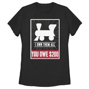 Women's Monopoly Own All Railroads T-Shirt - 1 of 3