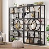 Tribesigns 72.44" 8-Tier Industrial Book Shelf - 2 of 4