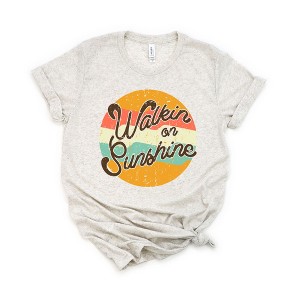 Simply Sage Market Women's Walkin On Sunshine Short Sleeve Graphic Tee - 1 of 2