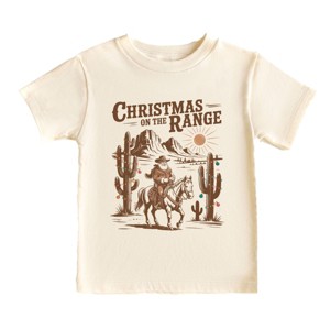 Christmas on the Range - Youth Short Sleeve Graphic T-Shirt and Toddler Short Sleeve Graphic T-Shirt - 1 of 3