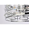 Elegant Lighting Kennedy 18.5 inch pendant in chrome - 4 of 4