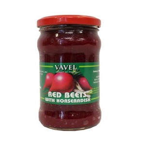 Vavel Red Beets With Horseradish 300g - Natural Flavors - Gluten-Free - Organic Ingredients - Tangy And Zesty Taste - 1 of 1