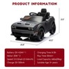 12V Kids Ride On Car, Licensed Dodge Challenger Electric Car with RC, Spring Suspension, Powered Ride On Toy Car for Child - 2 of 4
