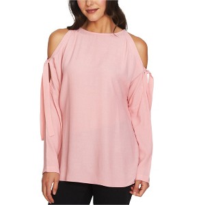 1.STATE Womens Cold Shoulder Knit Blouse - 1 of 1