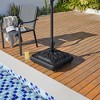 Yaheetech Fillable and Rolling Patio Umbrella Base, Black - 2 of 4