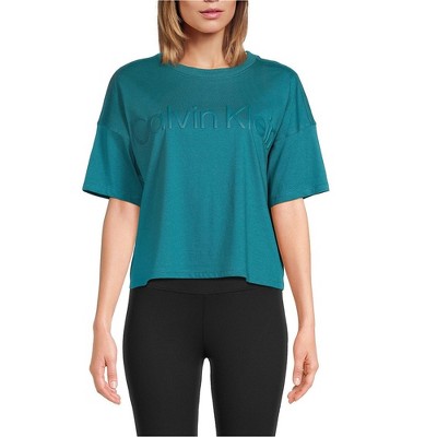 Calvin Klein Womens Logo Basic T-Shirt