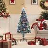 vidaXL Artificial Christmas Tree Green Fiberglass, Steel 47.2 in - 3 of 4