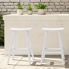 WestinTrends Outdoor Patio Adirondack Counter Height Stool Chair - 2 of 4
