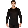 Intimo Men's Classic Silk Long John Adult Pajama Set Top and Bottom - 3 of 4