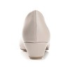 Journee Womens Saar Comfort Insole Round Toe Kitten Heel Pumps - 3 of 4