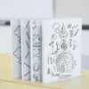 Sax Blanc Hardcover Sketchbook, 6-1/4 x 8-1/4 Inches, 60 Sheets Each, Pack of 4 - 4 of 4