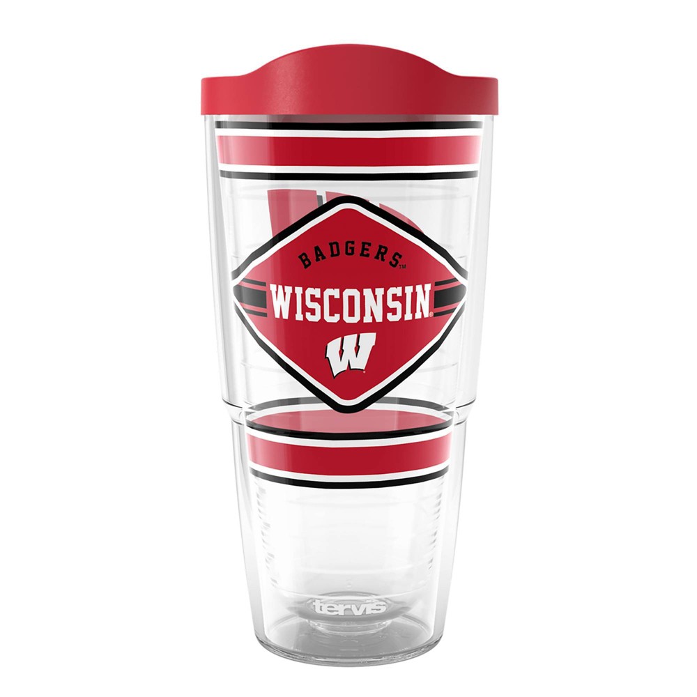 Photos - Glass NCAA Wisconsin Badgers 24oz First String Classic Tumbler