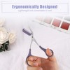 Unique Bargains Portable Stainless Steel Eyebrow Trimmer Scissors with Comb 1 Pc - 2 of 4