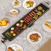 Costway 35" Extra Large electric Teppanyaki Grill with Adjustable Temperature Thermostats and Drip Tray - 2 of 4