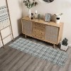 Non-Slip Machine Washable Runner Rugs Low Pile Area Rugs Non-Shedding Foldable Floor Mats for Hallway, Bathroom Kitchen - 2 of 4