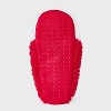 Women's Faux Fur Slipper Socks with Grippers - Wondershop™ - 4 of 4