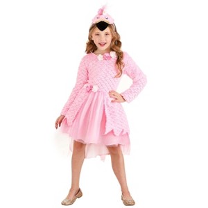 HalloweenCostumes.com Tutu Flamingo Costume for Girl's - 1 of 4