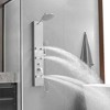 BWE 6-Jet Rainfall Shower Tower Shower Panel System with Waterfall Shower Head and Shower Wand - 3 of 4