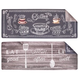 OPUX Anti Fatigue Kitchen Floor Mat, Reversible Waterproof Non Slip Comfort Pad Office Home - 1 of 4