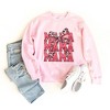 Simply Sage Market Women's Graphic Sweatshirt Coquette Mama Leopard Heart - 3 of 4