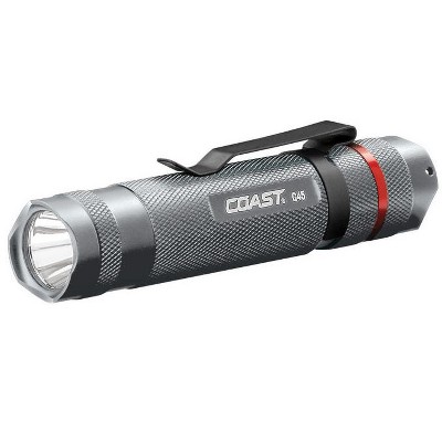 Coast G45 385 lm Silver LED Flashlight AAA Battery